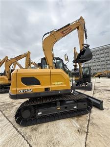 Nouvelle Mini-Excavatrice XE75GA de 7,5 Tonnes, Modèle Chinois de Pointe, avec Chenilles en Acier et Caoutchouc, en Stock à Shanghai, Excellentes Evaluations - Product Image 4