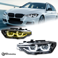 2PCS AKD Feux de jour pour BMW F30 F35 320i 320i 2012-2019, clignotants, feux de route, accessoires de voiture modifiés