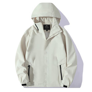 Veste d'automne et d'hiver personnalisée, manteau coupe-vent à manches longues et à capuche, vêtements de groupe imperméables, tendance et confortables - Product Image 5