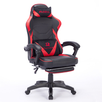 Nouvel Fauteuil de Jeu Pivotant Économique avec Appui-tête Rotation 360° Refroidissant en PVC, Construction Métallique, Dossier Réglable, Design Ergonomique Européen