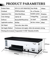 Imprimante 13 pouces 330mm machine d'impression T-shirt imprimante A3 DTF 30cm imprimante DTF rose avec four DTF