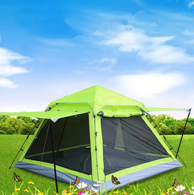 Voyages Rapide Pop-Up Automatique Pare-Soleil Au D'appoint Pas Cher Grande Tente De Camping