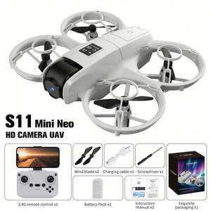 Oferta Especial: Mini Dron GT3 para Principiantes con Evitación de Obstáculos, Cámaras Ópticas Duales, Giro 360°, FPV, Luces LED, Alcance de 10 km, Plástico Resistente - Product Image 5