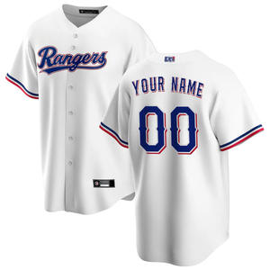 Maillot de baseball des Texas Rangers pour homme, uniforme personnalisé à séchage rapide, sublimé, rouge 2024 - Product Image 2