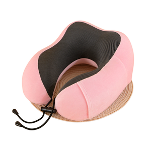 Hot Bán Biểu Tượng Tùy Chỉnh Sang Trọng Có Thể Giặt U Hình Cổ Gối Du Lịch Cổ Gối Bộ Nhớ Bọt Du Lịch Gối Cho Máy Bay - Product Image 5