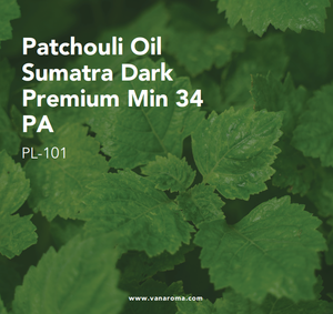 Aceite de Aromaterapia Fresco de Pachulí Sumatra Dark Premium Min 34 PA (PL-101) Van Aroma - Product Image 2