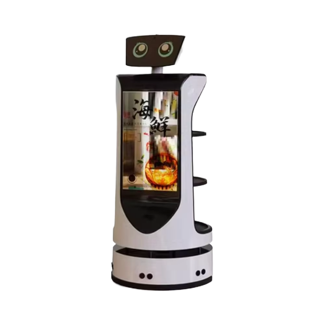 Commercial AI Intelligent Robot for Bank Business Consultation Autonomous Reception With Big Screen Greeting New Condition