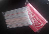 Ligne de production de machines d'emballage horizontales automatiques pour sachets oreiller de pailles, pour pailles à boire jetables en PP, PLA et papier, format familial