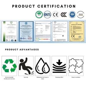 Besar pendidikan tikar anak lipat 180x200cm anak-anak Bermain Lembut ramah lingkungan tikar bermain tidak beracun lantai Xpe tikar bermain bayi - Product Image 6