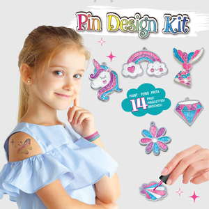 Kit de teñido de almohadas Fashion Me - Manualidad artística con tela para niños y adultos |   12 colores, 2 fundas de almohada, regalo creativo para mayores de 6 años - Product Image 4