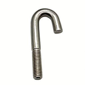 สลักเกลียวตะขอรูปตัว <span class=keywords><strong>J</strong></span> เหล็กกล้าไร้สนิมความแข็งแรงสูง สำหรับงานก่อสร้างและยึดเครื่องจักร - Product Image 6