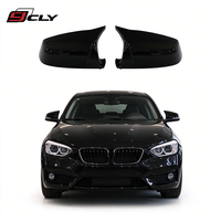 Coques de rétroviseurs noires brillantes style corne de vache, pièces extérieures neuves pour BMW Série 5 E60.