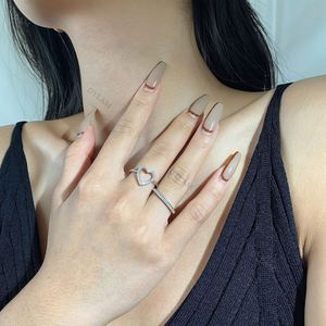 Dylam Chunky Silver <b>Rings</b> Build Your Own Engagement <b>Ring</b> Very <b>Cheap</b> Custom Moissanite Simple Unique <b>Wedding</b> Sets His and Hers - Product Image 6