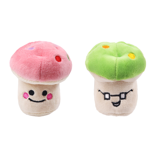 Pembe yeşil mantar peluş oyuncak hayvan köpekler için sıkıntı köpek oyuncak interaktif Bite dayanıklı oyuncak giderici - Product Image 4