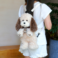 Sac à dos en peluche personnalisé pour chien Cocker américain, jouet en peluche doux, cadeau d'anniversaire, doudou pour enfants et adultes