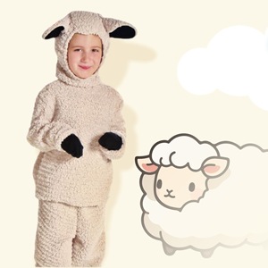 Children's <b>Sheep</b> <b>Costume</b> Performance Wear Halloween Cosplay Outfit Spring 2025 - Product Image 4