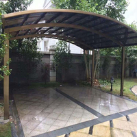 Garages d'auto renforcés à bas prix avec toit en Polycarbonate