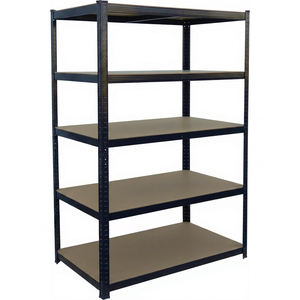 Heavy Duty 5 Layers Adjustable Stacking Shelving Steel Corrosion Protection Storage Warehouse Tools Boltless Display Racks - Product Image 1