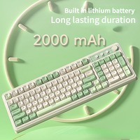Aula S99 clavier à membrane silencieuse sans fil 3 modes avec bouton et affichage coloré pour fenêtre/ordinateur/bureau/PC/ordinateur portable