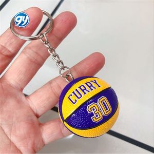 Nuevo Diseño de Llavero de Cuero PU con Estrellas del Baloncesto <span class=keywords><strong>Lebron</strong></span> y Curry, Colgante para Bolsos, Llavero 3D para Fanáticos - Product Image 5