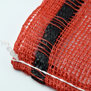 Bolsa de fruta de malla roja blanca pura y translúcida con patata - Product Image 3