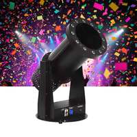 Topflashstar CF1002 Machine à Confettis Métallique 1500W DMX512 Télécommande AC110/220V Lumières d'Ambiance Noël Mariage Fête Scène