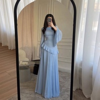 Robe longue ajustée à col rond, style occidental, nouvelle collection automne 2026, tendance transfrontalière, haut de gamme, pure séduction