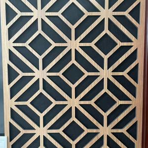 Panneaux acoustiques insonorisants en MDF à lattes, panneau acoustique en <span class=keywords><strong>mousse</strong></span> <span class=keywords><strong>de</strong></span> polyester cannelé, panneau acoustique <span class=keywords><strong>de</strong></span> forme spéciale, <span class=keywords><strong>plaque</strong></span> <span class=keywords><strong>de</strong></span> fond - Product Image 3