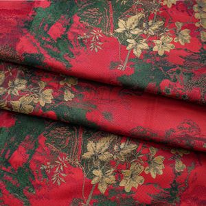 Wholesale Manufacturing Custom Designer Luxury Yarn <strong>Satin</strong> Textile Women's Dresses Jacquard Brocade Fabric for Clothing - Product Image 2