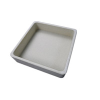 Nouveau type de creuset en cordiérite et mullite, plateau en céramique pour la frittage des poudres, avec services de soudage et de découpe