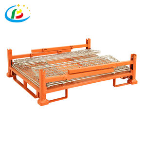 מכל רשת מתכת מתקפל וניתן לערום, מגולוון, מחסן לוגיסטי Xingbo F3, עשוי פלדת Q235 - Product Image 5