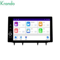 Reproductor de DVD con Navegación para Automóvil Android de 11.5 Pulgadas Krando para Honda CR-V Breeze 2023-2025, Sistema de Audio Estéreo para Automóvil Android, Carplay Inalámbrico