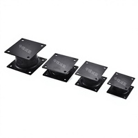 Amortisseurs en caoutchouc personnalisés pour piqueuses, tampons anti-vibration pour compacteurs à percussion, blocs pour rouleaux compresseurs, caoutchouc pour compacteurs à plaques hydrauliques