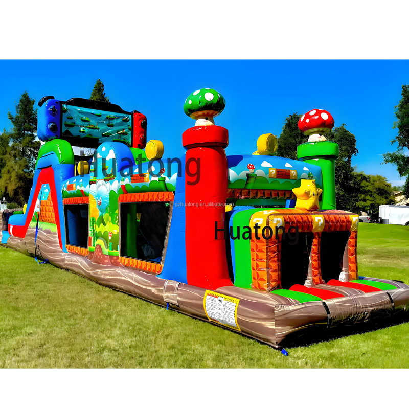 Commercial PVC Outdoor Inflatable Obstacle Course