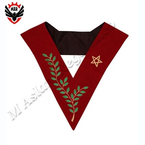 มือ Crafted 4th องศา Scottish Rite AASR Masonic Custom ผ้ากันเปื้อน - Product Image 5