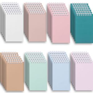 Ensemble de blocs-notes spirales vibrants, lot de 16, 3x5 pouces, blocs-notes lignés colorés pour étudiants et employés de bureau - Product Image 1