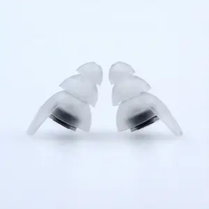 Bouchons <span class=keywords><strong>d</strong></span>'oreilles réutilisables en TPE de qualité médicale haute fidélité, réduction du bruit de 23 dB, étanches, anti-poussière, pour la musique, les <span class=keywords><strong>DJ</strong></span>, les concerts - Confortables - Product Image 1