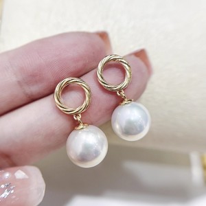 WENCHI 10938 Accessoires DIY en Argent S925 pour Perles, Supports Vides Simples et Tendance pour Perles Rondes de 9-11mm, Apprêts de Bijoux Taille 25mm - Product Image 1