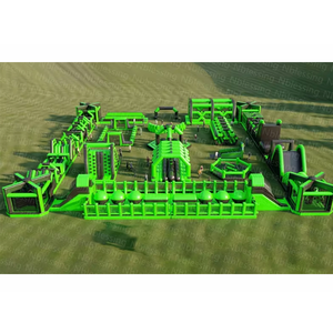 Customized Kids Adults Castle Amusement Playground Outdoor Inflatable Theme Park CE Certified 50-150 Capacity Inflatable Theme P - Product Image 1