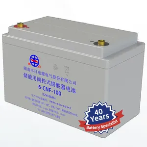 10 Hr Rate 100 Ah Solar Agm Accu 12V 100Ah 200Ah Oem/Odm Loodaccu