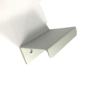 Natural Aluminum Furniture Cabinet Cabinet <strong>Door</strong> Hidden Aluminum Alloy Edge <strong>Finger</strong> Pull Hand - Product Image 2