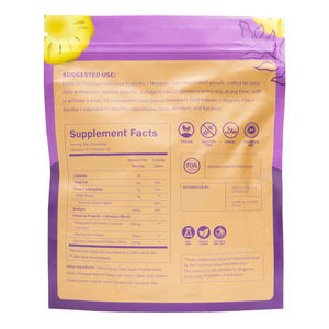 Gomitas Probióticas Femeninas de Piña con Hidratación, con Olmo Resbaladizo y Bacillus Coagulans, Fórmula Natural - Product Image 4