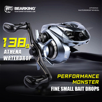 BearKing Athena III Baitcasting Reel 138g Ultra Léger 8.2:1 Haute Vitesse SV Système De Freinage Moulinet De Pêche pour Stream Sea Boat