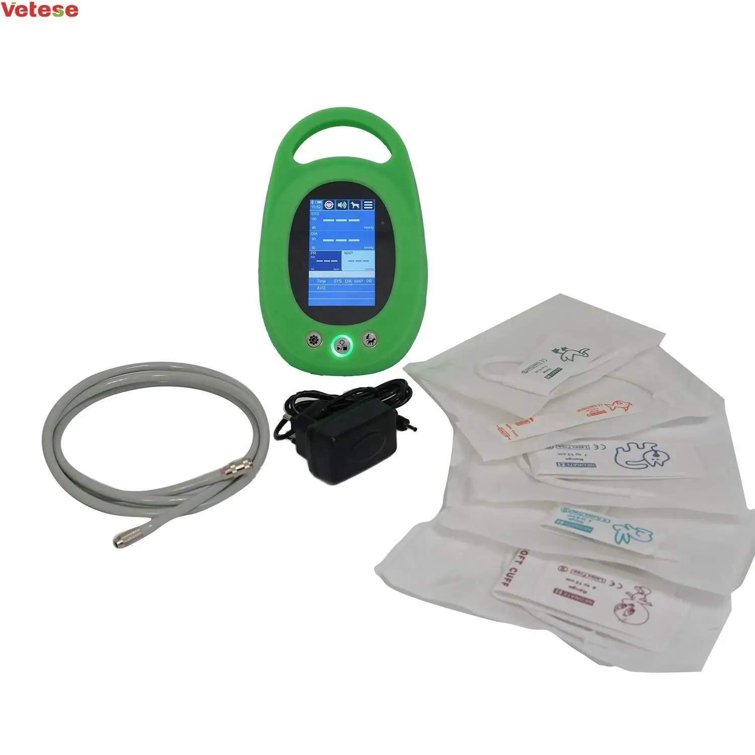 VET800 Wuhan Union Bio Medis Dokter Hewan Monitor Tekanan Darah dengan Aplikasi Seluler Bluetooth