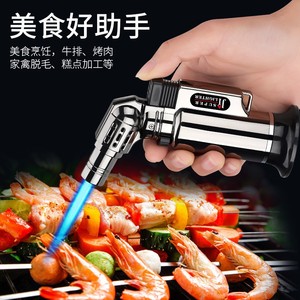 Briquet torche à flamme directe super léger, coupe-vent, flamme puissante, portable, allumeur de cigares, utilisation extérieure pour barbecue - Product Image 2