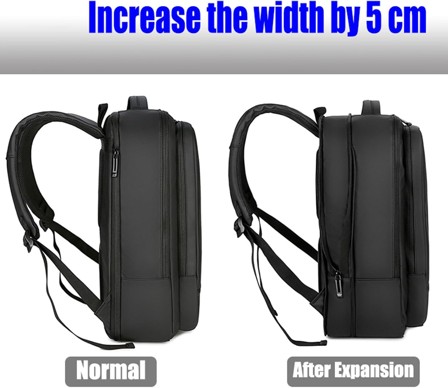 Minimalist 15.6-Inch Laptop Backpack with Free Rain Cover Oxford PC  Material Expandable and for Business and College Use| Alibaba.com
