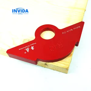 IVD-1083 R20/30/40切边雕刻机R角圆角木工半圆快速定位模板工具