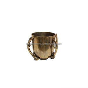 Seau à vin à poignée design Refroidisseur de champagne Seau à glace à vin Poignée latérale Métal Décoratif Refroidisseur de vin Champagne - Product Image 6