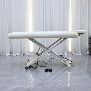 Cama de Masaje Facial Eléctrica Moderna para Salón de Belleza, Multifuncional, con Elevación, para Tatuajes y Aplicación de Pestañas, Material PU - Product Image 2