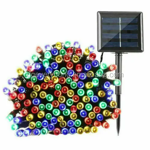waterproof IP44 LED Solar String Lights Outdoor Garden Party Xmas Christmas holiday Fairy Wedding Lamp patio string